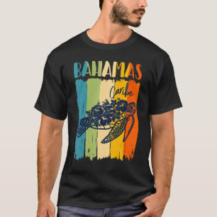 Retro Sea Turtle Bahamas Caribe Theme Friends Fami T Shirt