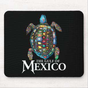 Retro Sea Turtle Bukt i Mexiko glömmer aldrig att  Musmatta