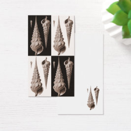 Retro Seashells Art Deco Visitkort
