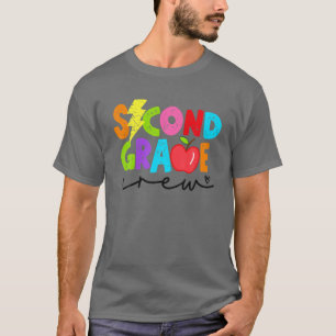 Retro Second Klass Crew Light Bolt 2Nd Klass back T Shirt