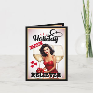 Retro Semesterstress Lindrare Pinup Tack Kort