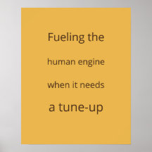 Retro Senap Tung Text Perfusionist Tryck