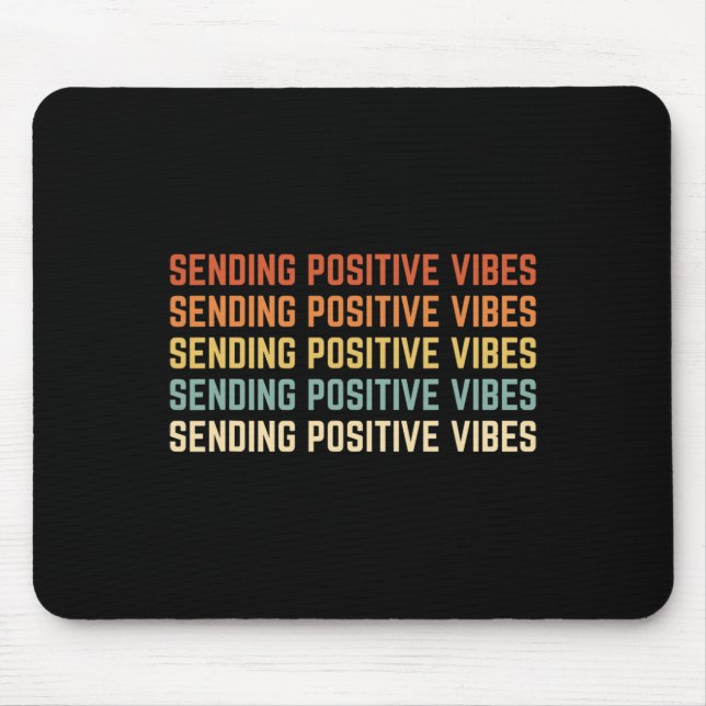 Retro Sending Positive Vibes Saking Self Care Ment Musmatta (Framsidan)