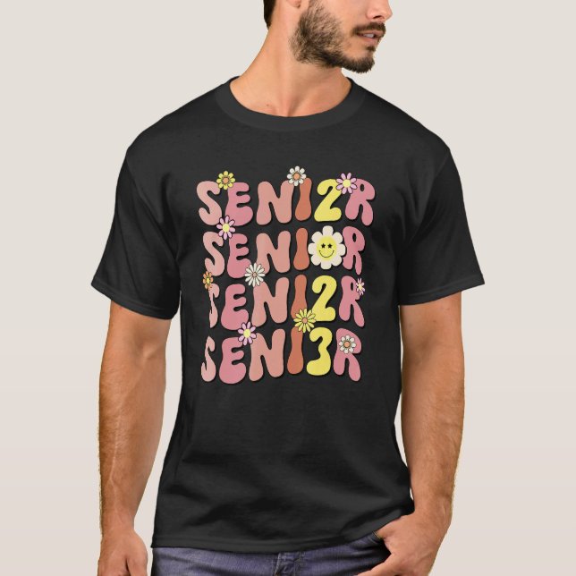 Retro Senior 2023 Back to school, klass 2023 Gra T Shirt (Framsida)