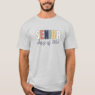 Retro Senior Class of 2024 T Shirt