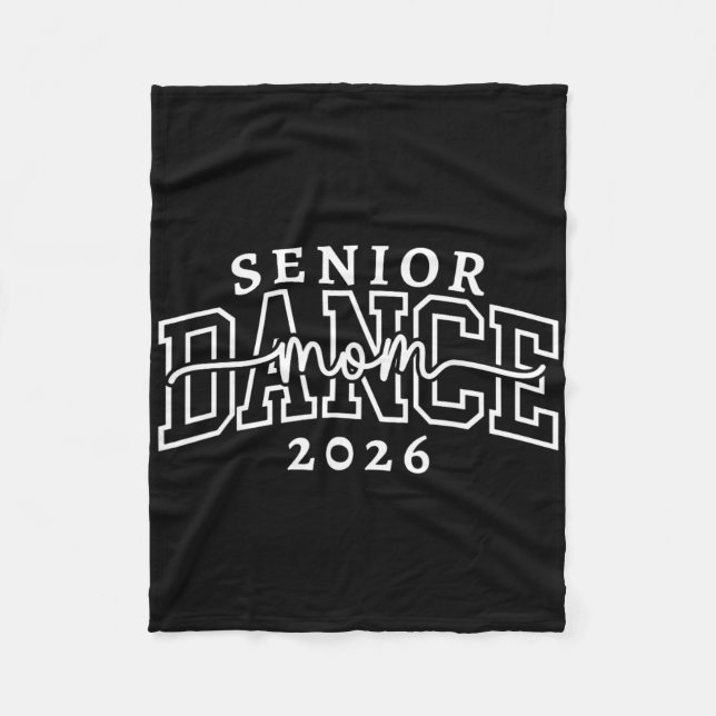 Retro Senior Dansmamma Cl Av 2026 Dansare Examensf Fleecefilt (Framsidan)