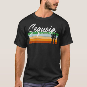 Retro Sequoia National Park California CA Premium T Shirt