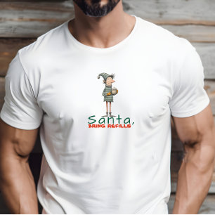Retro seriefigur-älv ironiska önskningar t shirt