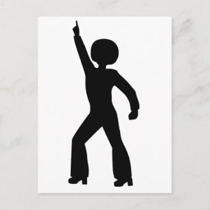 Retro Seventies Man Vykort