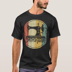 Retro Sewciopath Jag älskar symaskin Älskar sömmar T Shirt