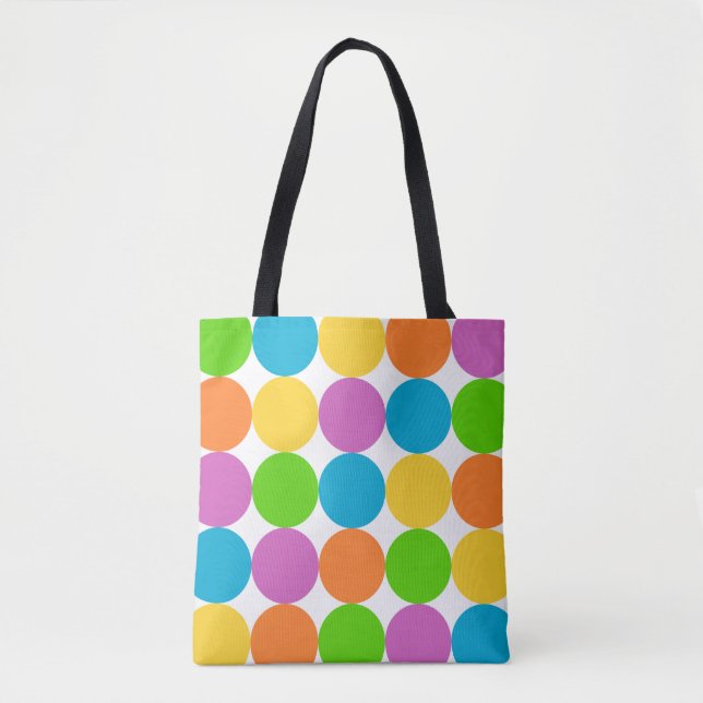 retro sextio-tals shoppingbag tygkasse (Framsida)