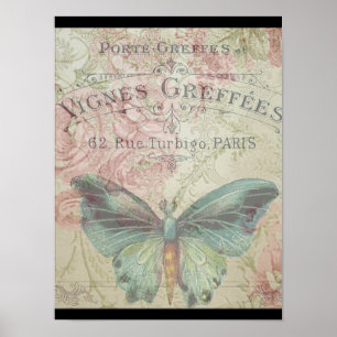 retro,shabby chic,vintage,land-rustik,blommigtar,b poster