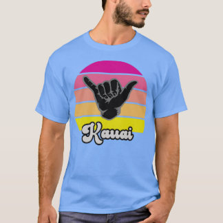 Retro Shaka Aloha Hawaiian Hand Sign 12 T Shirt