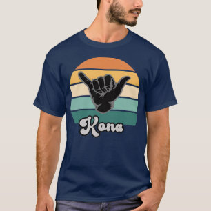 Retro Shaka Aloha Hawaiian Hand Sign 13 T Shirt