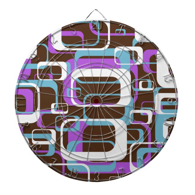 RETRO SHAPES MÖNSTER DARTTAVLA (Framsidan)