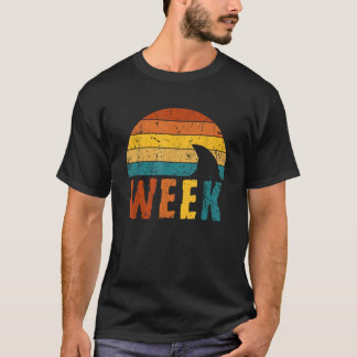Retro Shark Fin 70s 80-veckorsvecka Coola Sharks O T Shirt