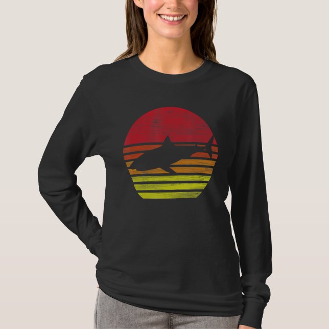 Retro Shark T Shirt (Framsida)