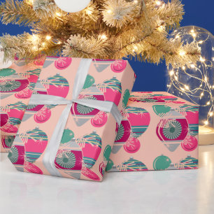 Retro Shiny Brite Ornaments jul Presentpapper