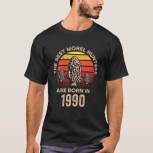 Retro Shrooming Morel Mushroom Hunting 1990 31a B T Shirt