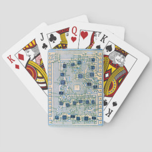 Retro Silicon Chip Casinokort
