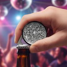 Retro Silver Disco Boll Partykruköppnare
