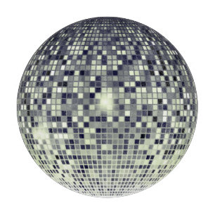 Retro Silver Disco Boll Skärbräda