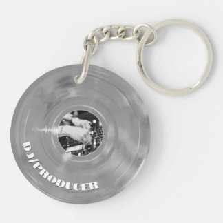 Retro Silver Musikproducent DJ Vinylskiva