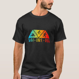 Retro Simma Bike Springa Triathlon Athletic Sport T Shirt