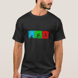 Retro Simma Bike Springa Triathlon Athletic Sport T Shirt