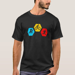 Retro Simma Bike Springa Triathlon Athletic Sport T Shirt