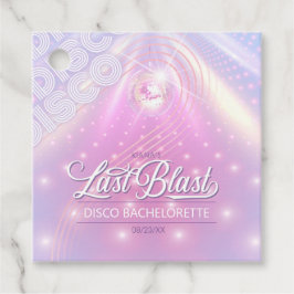 Retro Sista Blixten Disco Sängkammare v2 ID928 Gåvor Etiketter