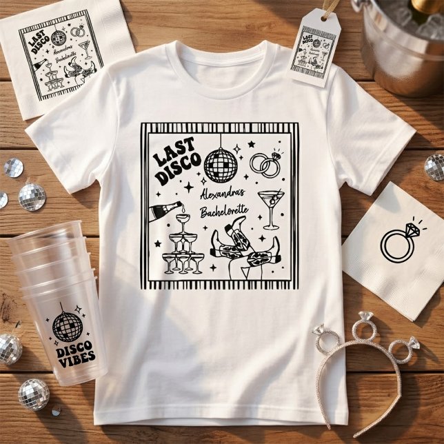 retro Sistajakt Diskoträja | T Shirt (Skapare uppladdad)