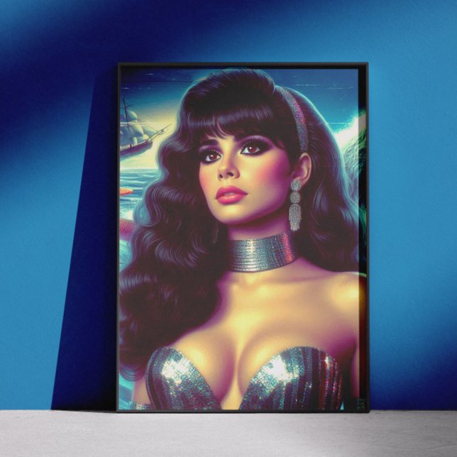 Retro Sjöröding Pinuppa Poster (Skapare uppladdad)