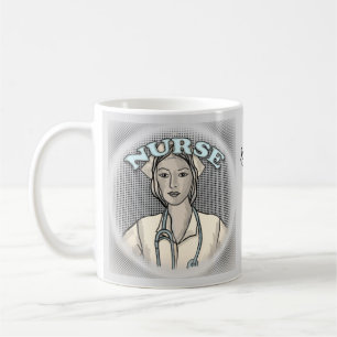 Retro-sjuksköterska Kaffemugg