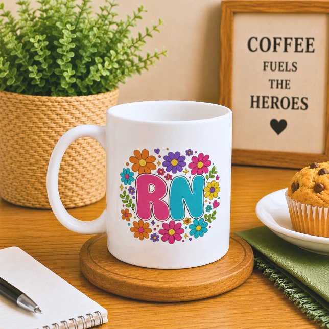 Retro Sjuksköterska Kaffemugg (Skapare uppladdad)