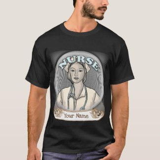 Retro-sjuksköterska T Shirt