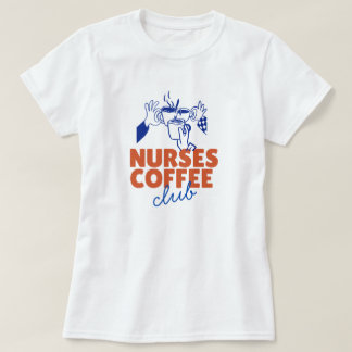 Retro Sjuksköterskor Coffee Club T-Shirt