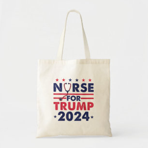 Retro sjuksköterskor för trump 2024 America Stars Tygkasse