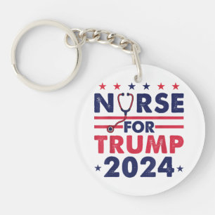Retro Sjuksköterskor För Trump 2024 Amerika Stjärn