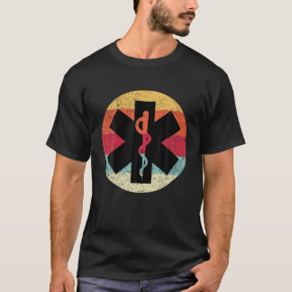 Retro Sjukvårdare EMS Technician EMT Nurse Gift T Shirt