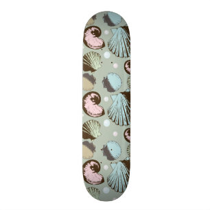 Retro skalmönster skateboard bräda 20,5 cm