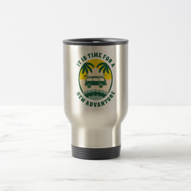 Retro skåpbilsliv resemugg (Center)