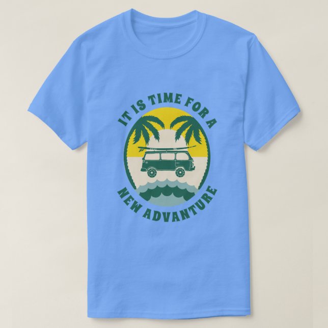 Retro skåpbilsliv T-shirt  (Design framsida)