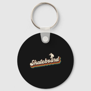 Retro Skateboard-grafik för skateboardåkare - Skat Nyckelring