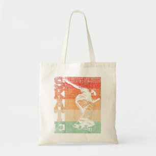 Retro Skateboarder Skateboarder Skateboarding Tygkasse