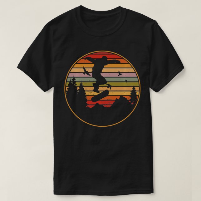 Retro Skateboarding Outr Hobby for Skateboarders T Shirt (Design framsida)