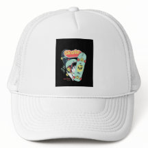 Retro Skateboarding Urban Style Grafisk Trucker Hu