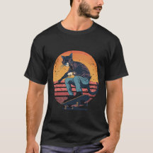 Retro Skater Katt Skateboard