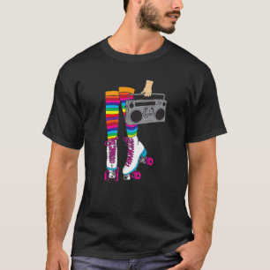 Retro Skating Rink A Funny 80'S Rollerblading Gift T Shirt