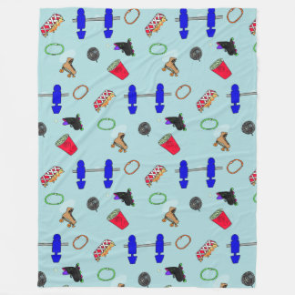 Retro Skating Rink-filt Fleecefilt